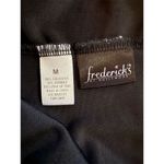 Frederick's of Hollywood Black Sleeveless Velvet Midi Dress Size M Photo 5