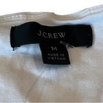 J.Crew  White Cutaway Crop Tank Form Knit High-Neck Size Medium Photo 7