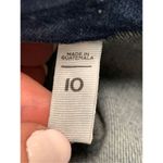 Ann Taylor  Women's Double Sided Button Denim Extra Wide Leg Jeans Blue Size 10 Photo 4