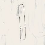 Silver Toned Chain & Disc 17" Long Necklace Lobster Claw Clasp Photo 1