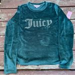 Juicy Couture Women's Long Sleeve Pullover Rhinestone Velour Sleepwear Top|Sz:L Photo 14