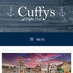 Cuffy’s CAPE COD Mass Hoodie Full Zip Sweatshirt Pink Logo Womens New England Size M Photo 6