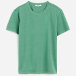 Madewell  Cotton Perfect Crewneck Tee Shirt Basics Green Womens XXS NWT Photo 0
