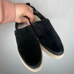 Franco Sarto  Size 9.5 Black Suede‎ Leather Slip On Sneaker Platform Casual Shoes Photo 1