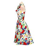 TRASHY DIVA Streetcar Dress, Wildflowers Print, 0 (US) Red Photo 7