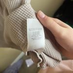 Babaton Aritzia The Group Deep Vneck Ribbed Short Sleeve Oversized Size XL Tee Photo 5