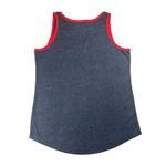 Campus Lifestyle MLB Boston Red Sox Women's Bi-blend Tank Top in Navy & Red, Large Photo 2