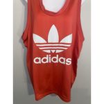 Adidas  2017 Tank Top Women's L Trefoil 3 Stripes Stretch Cotton Pinkish Peach Photo 5