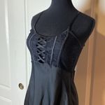 Rampage RETRO Y2K BLACK LACE LINGERIE SLIP DRESS Photo 3
