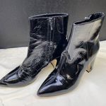 Sam Edelman  Womens Black Leather Ankle Boots Shoes Heels 3" Size 7.5 SKU 6512 Photo 2