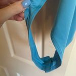 H&M NWT blue teal size medium bodysuit sweetheart bodycon Photo 5