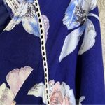 Entro Small Floral Lined Mini Dress W/V-Neck & 2 Front Pockets & Side Zip Photo 4