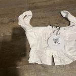 Princess Polly NWT | Isadoria Ruffle Trim Cotton & Linen Tank | Size 0 Photo 5