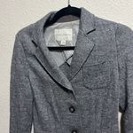 Banana Republic  Heather Gray Blazer Size 2 - Viscose Wool‎ Blend Photo 5