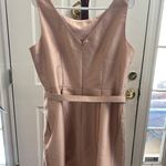 Eliza J BLUSH PINK BEADED AND RHINESTONE DRESS SIZE 14P Photo 5