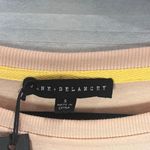 Jane and Delancey • Peach Crew Neck Daisy Print Sweater • Size S Photo 1