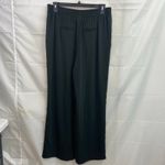 A New Day women's black pull on belted wide leg stretch high rise pants casual Photo 3