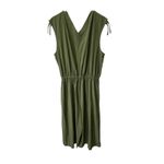 The North Face  Womens Wide Leg Green Jumpsuit Athletic Size XL‎ Photo 2