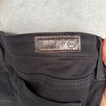 AG Adriano Goldschmied Adriano Goldschmied Women's The Stevie Ankle Slim Straight Jeans Size 29 Black Photo 6