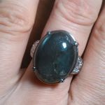 Madagascar Fire Labradorite Stainless Steel Ring (Size 8) Photo 3