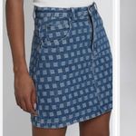 Molly Bracken Denim Printed Mini Skirt Photo 8
