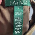 Ralph Lauren Lauren Wool Blend Midi Dress Herringbone Ruffled Hem NEW Womens 8 Photo 8