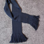 Lululemon Athletica Gray Knit Wool Scarf Photo 0