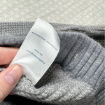 Guest In Residence Grey Houndstooth Cashmere Knitters Hooded Sweater Gray Size M Photo 4