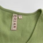 Anthropologie  Dolan puff ruffle sleeve top lime green sz XS Photo 1