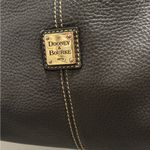 Dooney & Bourke VNTG  Frederica Crossbody Purse BLACK ON BLACK LEATHER Fredrica Photo 1