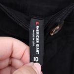 American Giant Women's Wide Leg Pant Size 10 Made In USA Black Photo 3