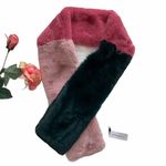 BCBGeneration NWT BCBGenration Color Block Faux Fur Scarf Wrap Photo 4