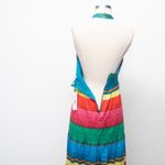 Alice + Olivia Lyndon Striped Halter Maxi Dress Photo 11