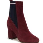 Etienne Aigner Pull-On Boots in Burgundy Suede, Size 11 NEW w/Dust Bag $328 Photo 9