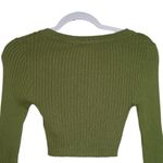 Twiin Princess Polly Green Crop Sweater Size XXS New NWT Photo 5