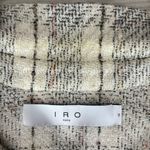 IRO Paris tweed open front shirt jacket with pearl snap buttons Photo 8