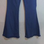 Umgee Full Size Wide Flare Leg Stretch Pants with Frayed Hem Boho Festival Sz L Photo 3
