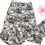 Blackmilk X Avatar Korra Republic City News Cargo Pants Joggers: Black White Photo 6