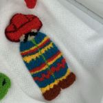 Hanes VTG Sombrero Cactus Chili Applique Sweatshirt Womens Size L Granny Cottage Core Photo 3