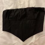 Princess Polly Black Crop Top Photo 0