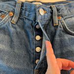 RE/DONE  Originals 90s High Rise Loose Jeans in Destroyed Broken Blue‎ size 25 Photo 9