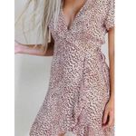 Kittenish  Oaklyn Blush Wrap Dress Size Small Photo 0