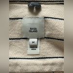 River Island  Cream and Black Striped Bomber Jacket Photo 2