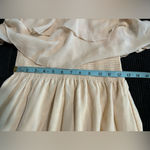 Kendall + Kylie Kendall‎ & Kylie Vanilla Bean Chiffon Maxi Dress SIze 8-10 Tiered Lined NWT Photo 9