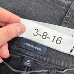 J.Crew Skirt Womens 26 Black Denim Raw Hem Pencil Mini Cotton Photo 3