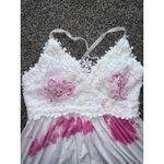 White Birch  Women's‎ Tie Dye White lace padded tank top size XL Photo 1