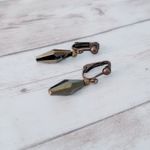 Vintage Clip On Earrings Brown Photo 1