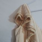 SMF Champagne Satin Layered Ruffle One Shoulder Top Size Small Photo 2