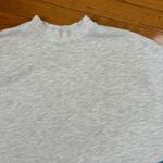 J Brand  Women's Cropped Heather Gray Pullover Sweatshirt Size XS Photo 4