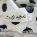 Vintage Lady Style Polka Dot Rockabilly Swing Dress / Rockabilly / Pin Up White Photo 6